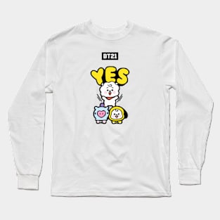 bt21 bts exclusive design 7 Long Sleeve T-Shirt